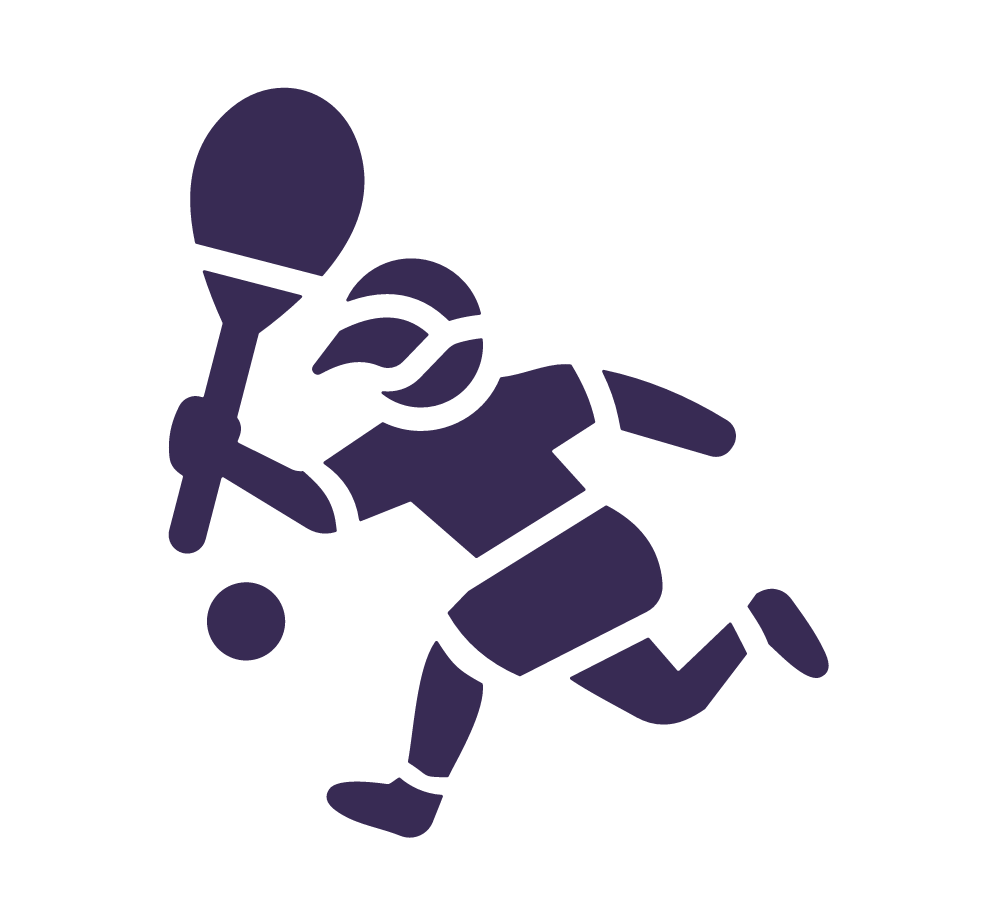 boy hitting tennis ball